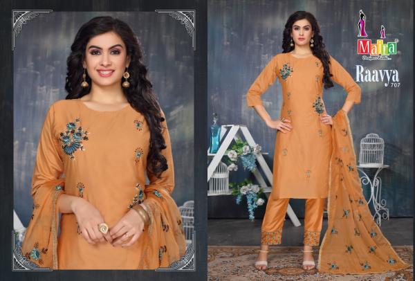 Maira Raavya 7 Designer Festive Wear Silk Readymade Salwar 